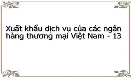 Phát Triển Cơ Sở Hạ Tầng Cho Xuất Khẩu Dịch Vụ Của Các Ngân Hàng Thương Mại Việt Nam