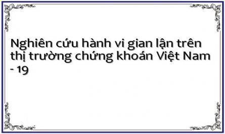 Các Công Cụ Quản Lý Hành Vi Gian Lận Trên Thị Trường Chứng Khoán Việt Nam