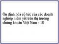 Ổn định hóa cổ tức của các doanh nghiệp niêm yết trên thị trường chứng khoán Việt Nam - 18