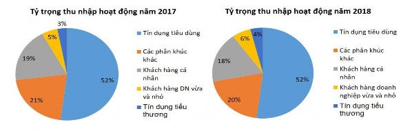 Đơn vị Nguồn Báo cáo thường niên VPBank năm 2018 Hình 3 3 Tỷ trọng đóng 1