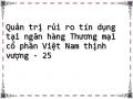 Quản trị rủi ro tín dụng tại ngân hàng Thương mại cổ phần Việt Nam thịnh vượng - 25