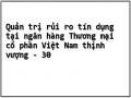 Quản trị rủi ro tín dụng tại ngân hàng Thương mại cổ phần Việt Nam thịnh vượng - 30