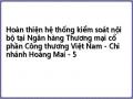 Tình Hình Về Dư Nợ Cho Vay Tại Vietinbank Hoàng Mai