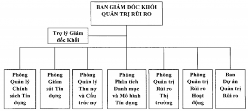Hình 5 Mô hình khối quản trị rủi ro SeABank Khối quản trị rủi ro bao gồm 1