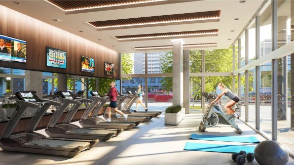 Hình minh họa khu thể thao Với ý tưởng phát triển mô hình căn hộ khách sạn 4
