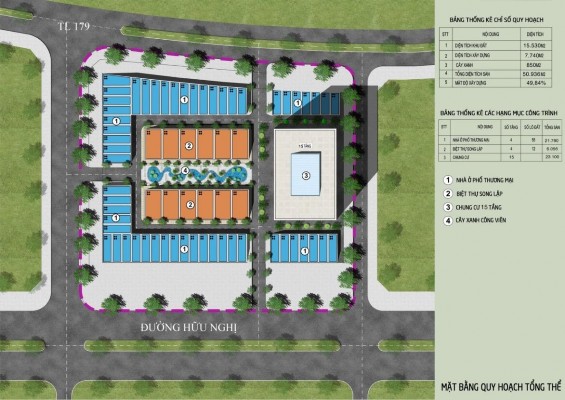 Mặt bằng quy hoạch tổng thể dự án Khu căn hộ khách sạn Từ Sơn Phụ lục 02 1