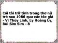 Cái tôi trữ tình trong thơ nữ trẻ sau 1986 qua các tác giả - Vi Thùy Linh, Ly Hoàng Ly, Bùi Sim Sim - 8