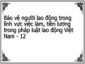 Bảo vệ người lao động trong lĩnh vực việc làm, tiền lương trong pháp luật lao động Việt Nam - 12