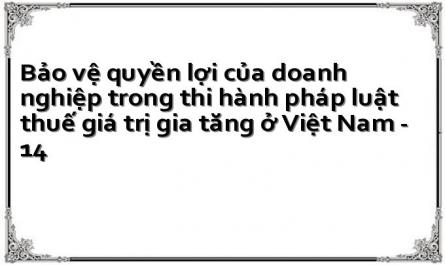 Bảo vệ quyền lợi của doanh nghiệp trong thi hành pháp luật thuế giá trị gia tăng ở Việt Nam - 14