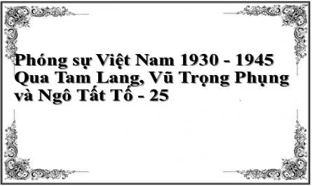 Phóng sự Việt Nam 1930 - 1945 Qua Tam Lang, Vũ Trọng Phụng và Ngô Tất Tố - 25