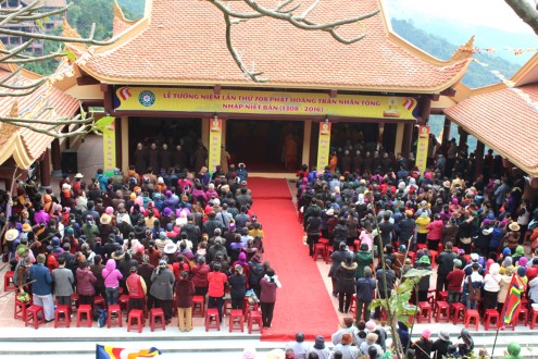 Lễ tưởng niệm 708 năm Đức vua Phật hoàng Trần Nhân Tông nhập Niết bàn 10
