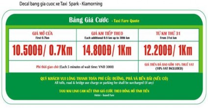 Bảng giá của hai hãng taxi như sau Taxi Mai Linh Taxi Group Với các dữ liệu 5