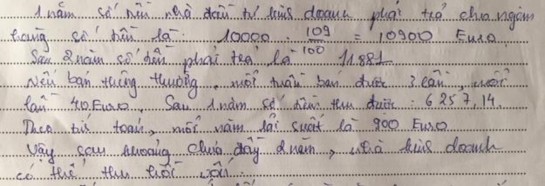  Bài toán 2 KINH DOANH ĐỒNG ONECOIN Một số thể hiện cần quan tâm qua bài làm 1