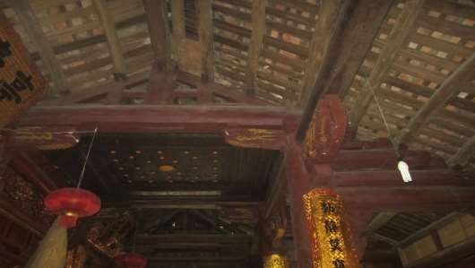 Bản ảnh số 27 Kết cấu vì nóc gian giữa đình Công Đình Nguồn tác giả Bản 10