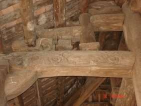 Bản ảnh số 6 Trang trí trên xà nách gian đốc phía trước đình Xuân Dục Đề 2