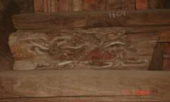 Bản ảnh số 10 Trang trí đầu dư gian cạnh đình Xuân Dục Đề tài rồng 4