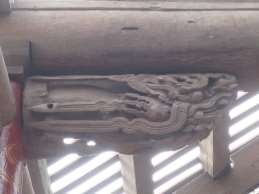 Bản ảnh số 52 Trang trí đầu dư gian giữa đình Tình Quang Đề tài đầu 5