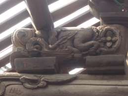 Bản ảnh số 55 Trang trí dường trên cốn gian giữa đình Tình Quang Đề tài 8