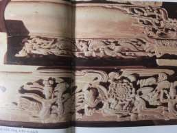 Bản ảnh 124 Trang trí trụ đấu vì nách đình Tây Đằng Đề tài người cầm 9