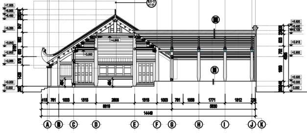 Bản vẽ số 13 Mặt cắt B B đình Tình Quang Nguồn Công ty cổ phần đầu tư 8