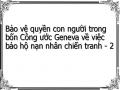 Bảo vệ quyền con người trong bốn Công ước Geneva về việc bảo hộ nạn nhân chiến tranh - 2