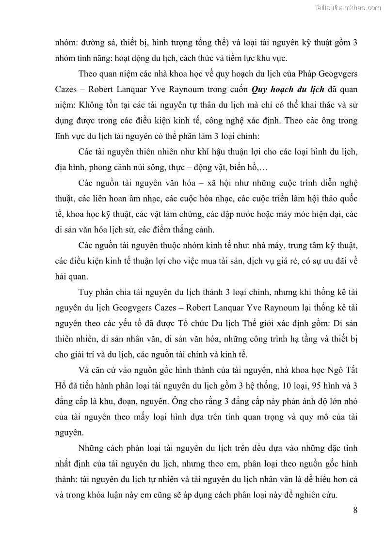 Khóa luận tốt nghiệp Văn hóa du lịch Đánh giá tài nguyên du lịch nhân văn của thành phố Hưng Yên - 3 Trang 17