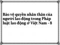 Bảo vệ quyền nhân thân của người lao động trong Pháp luật lao động ở Việt Nam - 8