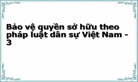 Mục Đích Bảo Vệ Quyền Sở Hữu Theo Pháp Luật Dân Sự Việt Nam