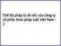 Chế độ pháp lý về vốn của công ty cổ phần theo pháp luật Việt Nam - 2