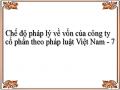 Chế độ pháp lý về vốn của công ty cổ phần theo pháp luật Việt Nam - 7