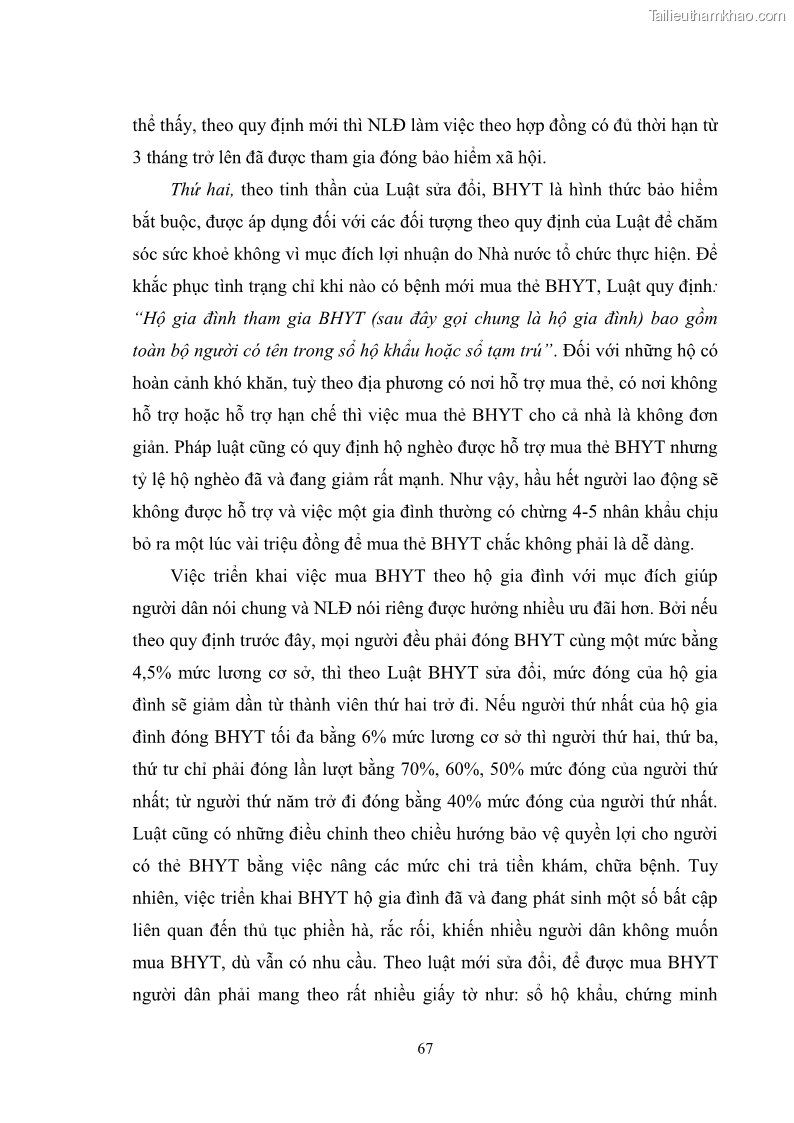 Luận văn thạc sĩ luật học Bảo vệ quyền nhân thân của người lao động trong Pháp luật lao động ở Việt Nam - 10 Trang 73
