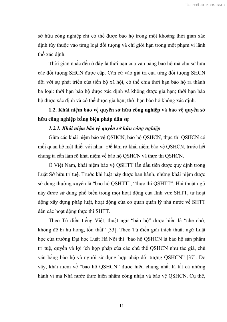 Luận văn thạc sĩ luật học Bảo vệ quyền sở hữu công nghiệp đối với chỉ dẫn thương mại bằng biện pháp dân sự theo pháp luật Việt Nam - 3 Trang 17