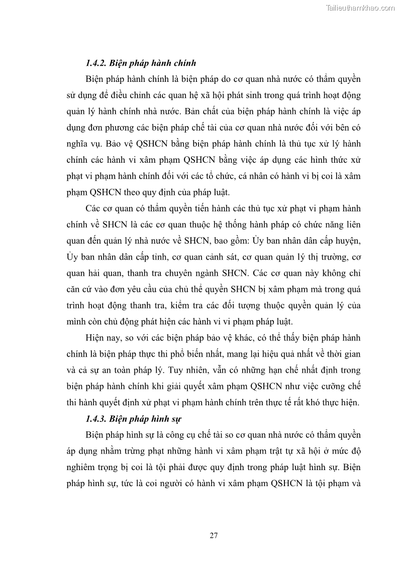 Luận văn thạc sĩ luật học Bảo vệ quyền sở hữu công nghiệp đối với chỉ dẫn thương mại bằng biện pháp dân sự theo pháp luật Việt Nam - 5 Trang 33
