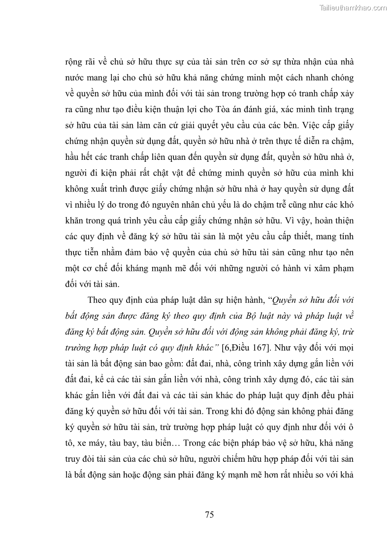 Luận văn thạc sĩ luật học Bảo vệ quyền sở hữu theo pháp luật dân sự Việt Nam - 11 Trang 81