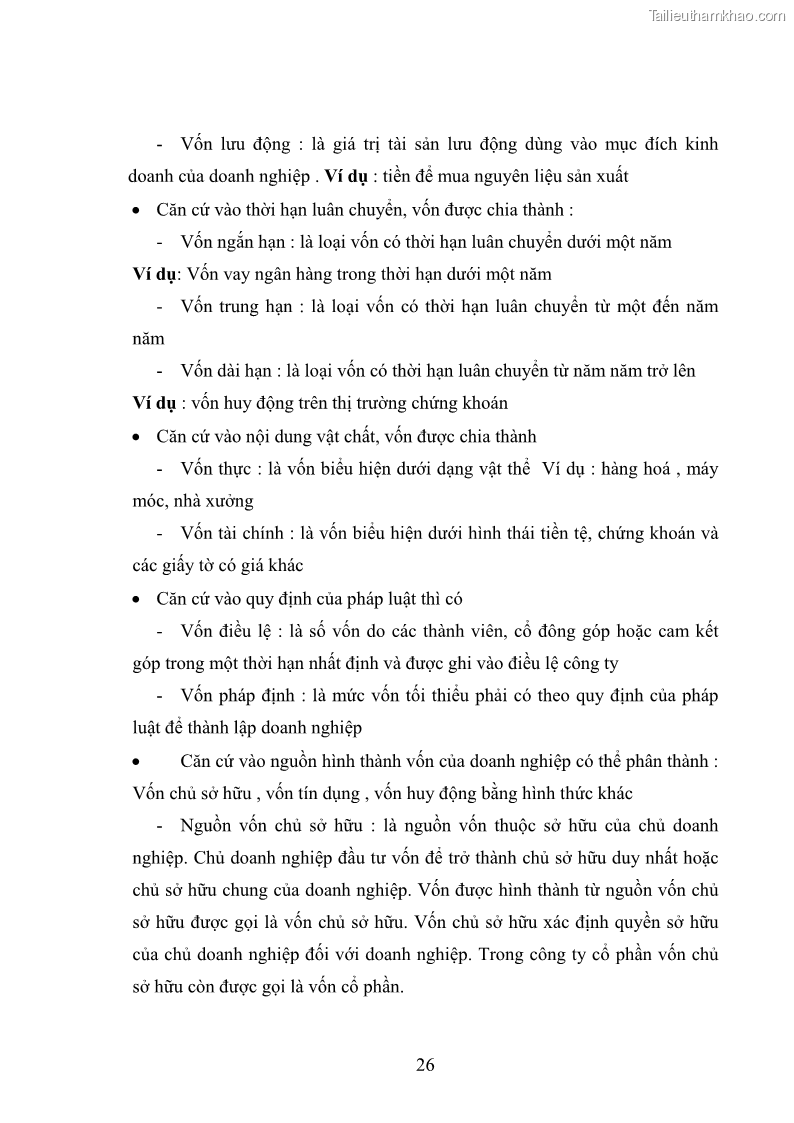 Luận Văn Thạc Sĩ Luật Học Chế độ pháp lý về vốn của công ty cổ phần theo pháp luật Việt Nam - 4 Trang 25