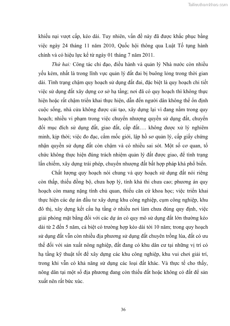 Luận văn thạc sĩ luật học Cơ chế giải quyết khiếu nại hành chính ở Việt Nam hiện nay và vấn đề hoàn thiện - 6 Trang 41