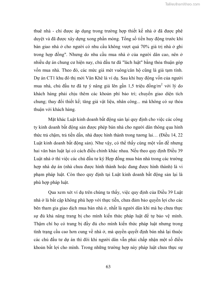 Luận Văn Thạc Sĩ Luật Học Điều kiện có hiệu lực của hợp đồng dân sự - 9 Trang 65