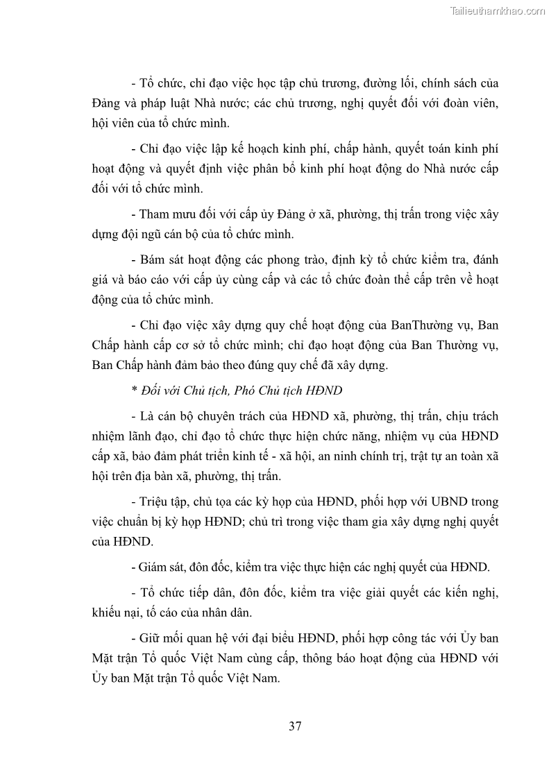 Luận văn thạc sĩ luật học Cán bộ, công chức cấp xã ở tỉnh Bắc Giang trong giai đoạn hiện nay - 6 Trang 41
