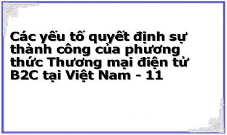 Các yếu tố quyết định sự thành công của phương thức Thương mại điện tử B2C tại Việt Nam - 11