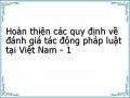 Hoàn thiện các quy định về đánh giá tác động pháp luật tại Việt Nam - 1