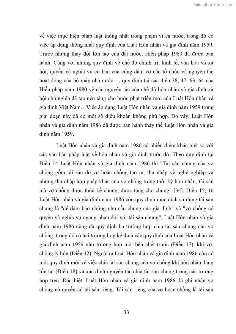 Luận văn thạc sĩ luật học Công chứng các văn bản liên quan đến tài sản của vợ chồng - 5 Trang 33