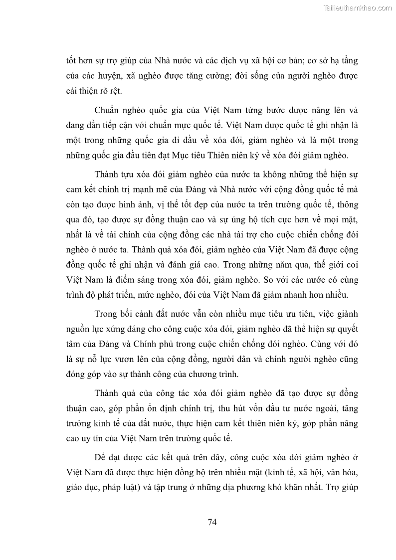 Luận văn thạc sĩ luật học Hoạt động trợ giúp pháp lý trong các chương trình giảm nghèo - 10 Trang 73