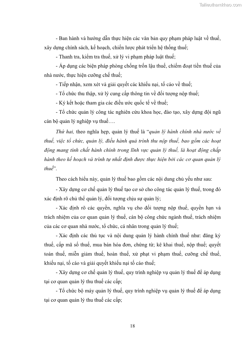 Luận văn thạc sĩ luật học Pháp luật về quản lý thuế Giá trị gia tăng tại Việt Nam - 3 Trang 17