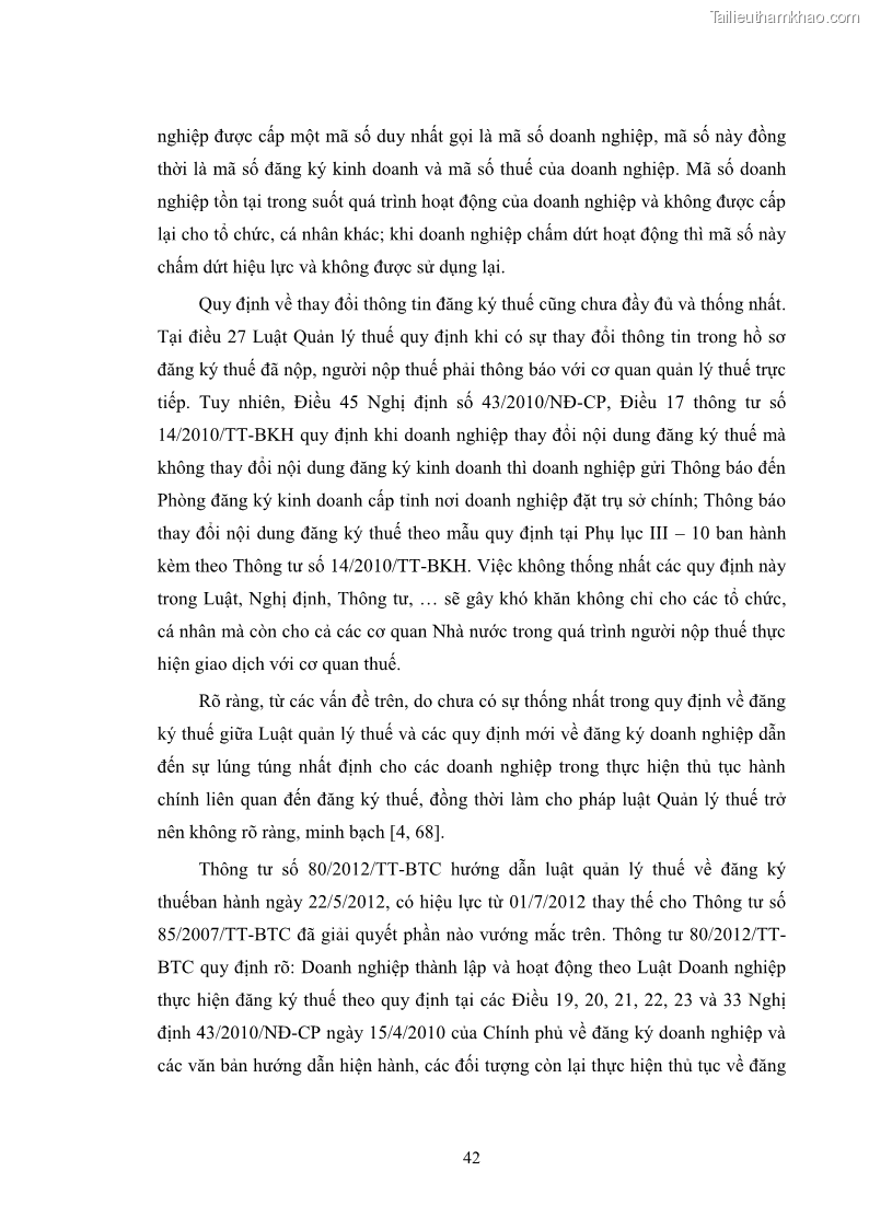 Luận văn thạc sĩ luật học Pháp luật về quản lý thuế Giá trị gia tăng tại Việt Nam - 6 Trang 41