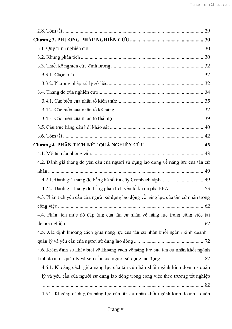 Luận văn thạc sĩ quản trị kinh doanh Khoảng cách giữa năng lực của tân cử nhân và yêu cầu của người sử dụng lao động - 2 Trang 9