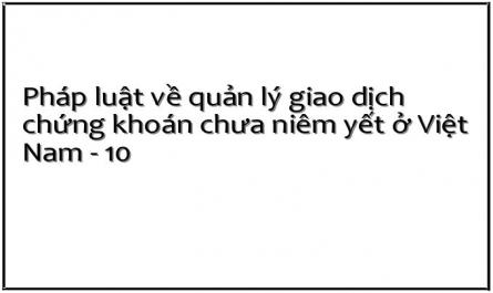 Pháp luật về quản lý giao dịch chứng khoán chưa niêm yết ở Việt Nam - 10