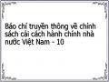 Vai Trò Và Nhiệm Vụ Báo Chí Truyền Thông Về Chính Sách Cải Cách Hành Chính Nhà Nước Việt Nam