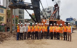 Hình 4 10 Thử nghiệm bộ công tác khoan tại Hà Nội 4 7 Kết quả đo đạc thực 4