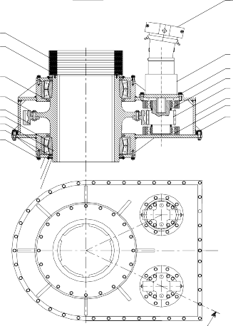 20 19 2 3 18 4 5 17 6 16 7 15 8 14 13 12 11 10 9 B B Hình 1 5 Sơ đồ truyền động cho mâm 1