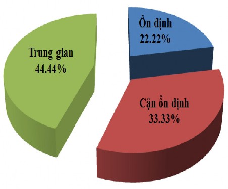 Biểu đồ 3 7 Tỷ lệ loại hình thần kinh của nam VĐV đội tuyển chạy CLD 15 1